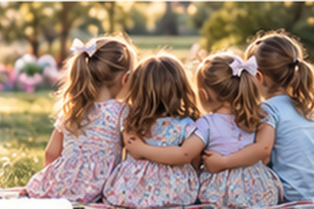 Children spending time together
